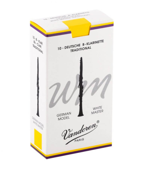 Трости для Кларнета Bb Vandoren White Master Traditional Deutsche B-Klarinette № 5 (1 шт.)