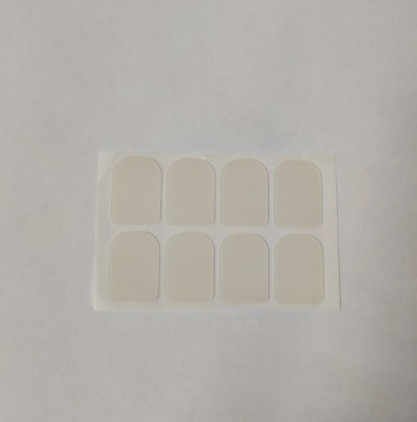 Наклейка на мундштук Доценко и Ко. 0,5 мм, средняя, прозрачная (8 шт.)