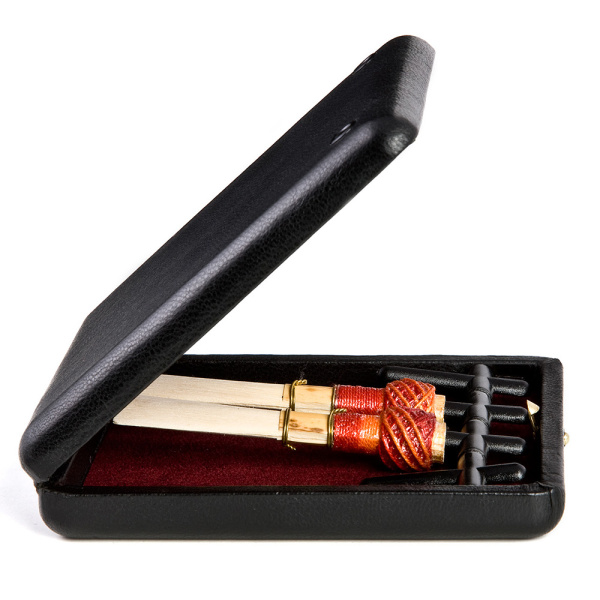 Футляр для тростей Контрафагота Reeds 'n Stuff Italian style, на 4 трости, кожа