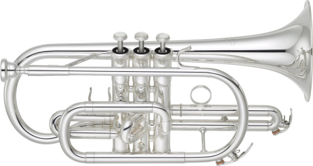 Корнет Bb Yamaha YCR-6330SII, профессиональный, серебряное покрытие