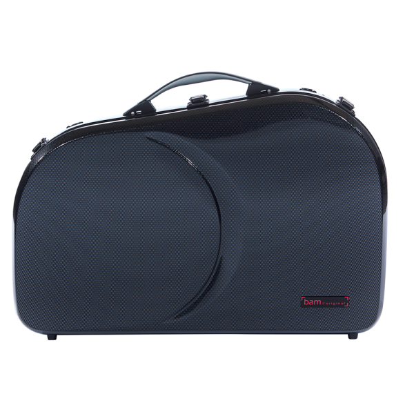 Футляр для Валторны BAM HIGHTECH Black Carbon Look, регулируемые подушечки