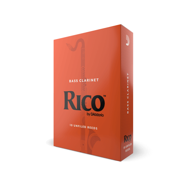 Трости для Бас-кларнета Bb D'Addario Rico № 3 unfiled (10 шт.)