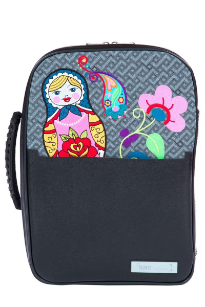 Футляр для пары Кларнетов Bb и A BAM KATYUSHKA, серый
