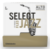 Трости для Альт-саксофона D'Addario Select Jazz № 3 Soft filed, в индивидуальной упаковке (25 шт.)