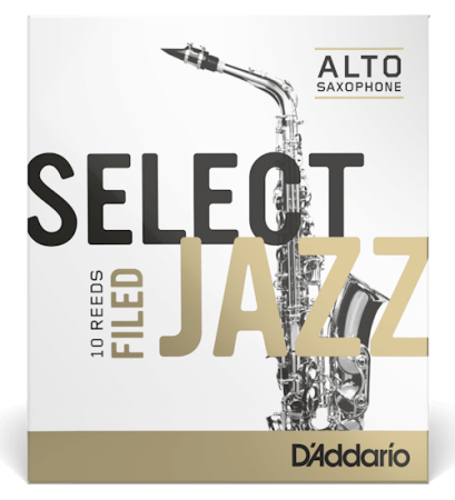 Трости для Альт-саксофона D'Addario Select Jazz № 3 Medium, filed (10шт.)