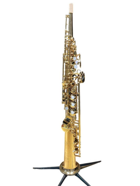 Сопрано-саксофон Доценко и Ко. DSS-602, профессиональный, золотой лак