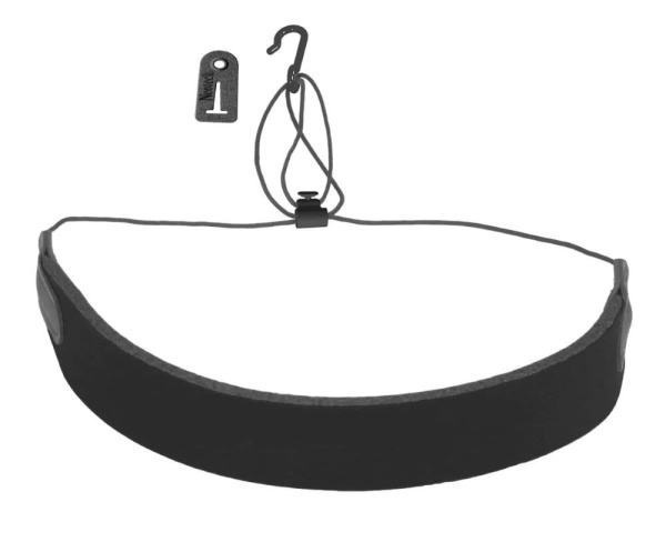 Гайтан для деревянных духовых Neotech CEO Comfort Junior, черный, металлически крюк с полиулетановым переходником