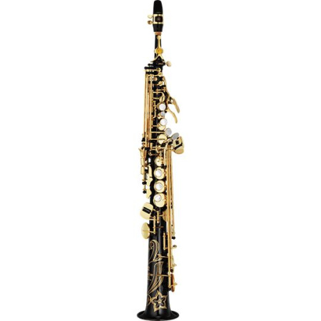 Сопрано-саксофон Yamaha YSS-875EXHGB Custom EX, с клапанами верхнего F# и G, чёрный лак