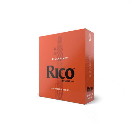 Трости для Кларнета Bb D'Addario Rico № 4 unfiled (10 шт.)