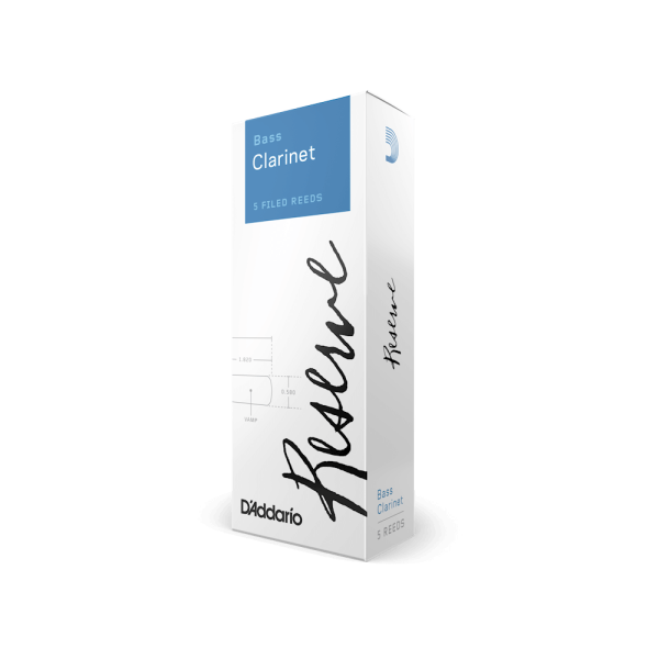 Трости для Бас-кларнета Bb D'Addario Reserve № 2,5 filed (5 шт.)