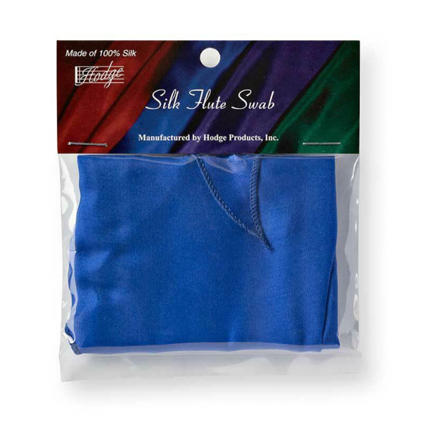 Салфетка для протирки Флейты Hodge, шёлк, цвет синий