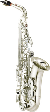Альт-саксофон Yamaha YAS-480S, полупрофессиональный, серебряное покрытие
