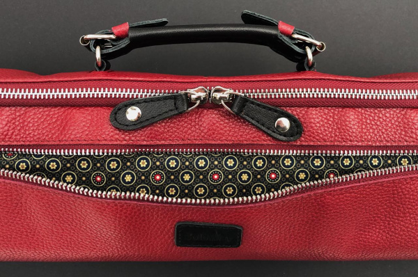 Футляр для Флейты SoloWay, кожа, красный