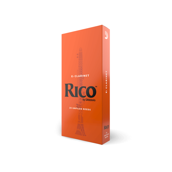 Трости для Кларнета-пикколо Eb D'Addario Rico № 3 unfiled (25 шт.)