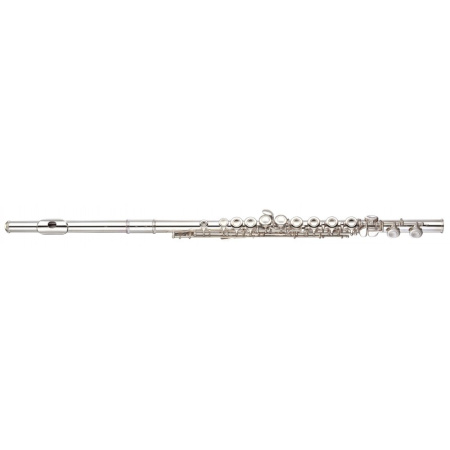 Флейта Yamaha YFL-412, полупрофессиональная, без резонаторов, не в линию, E-механика, колено До