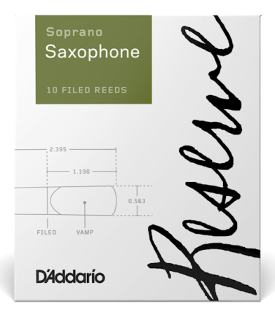 Трости для Сопрано-саксофона D'Addario Reserve № 2,5 filed (10шт.)