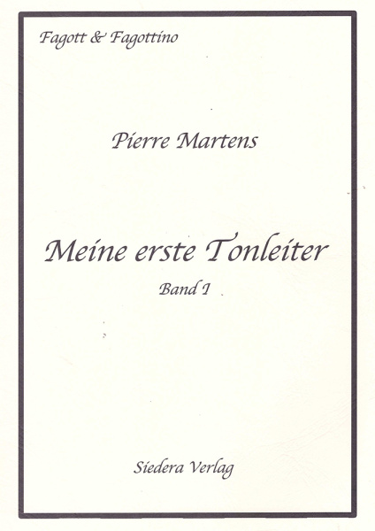 Книга "Meine erste Tonleiter" Pierre Martens