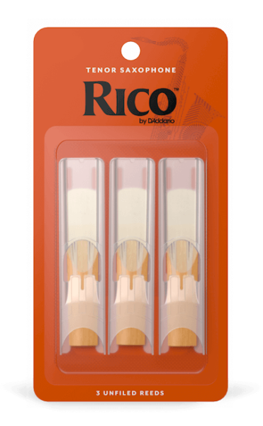 Трости для Тенор-саксофона D'Addario Rico № 3,5 unfiled (3 шт.)