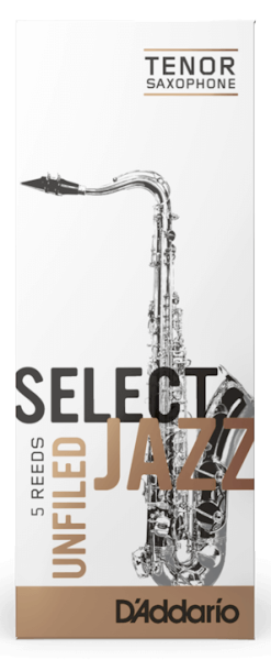 Трости для Тенор-саксофона D'Addario Select Jazz № 2 Medium, unfiled (5 шт.)