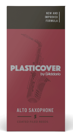 Трости для Альт-саксофона D'Addario Plasticover № 2,5 filed, с пластиковым покрытием (5 шт.)