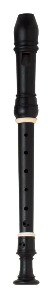 Блок-флейта сопрано Yamaha YRS-83, барочная система, чёрное дерево Ebony, кольца из искусственной слоновой кости