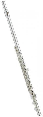 Флейта Yamaha YFL-587, профессиональная, с резонаторами, в линию, колено До