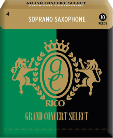 Трости для Сопрано-саксофона D'Addario Grand Concert Select № 4 filed (10 шт.)