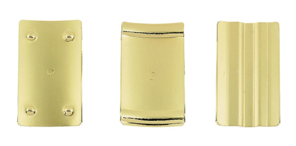 Комплект прижимных планок для лигатуры Баритон- и Бас-саксофона Vandoren Optimum, позолоченные (3 шт.)