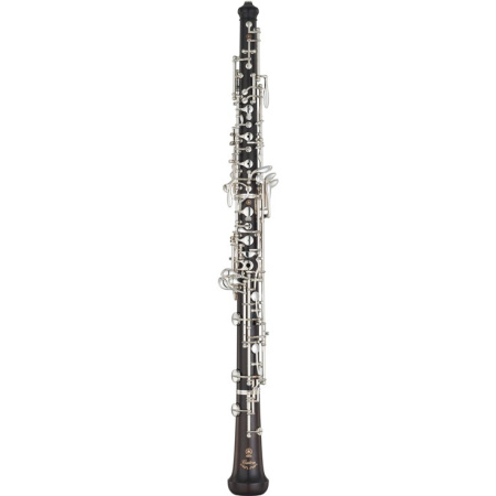 Гобой Yamaha YOB-831L Duet+ Custom, полуавтомат, эбонитовая трубка внутри деревянного верхнего колена