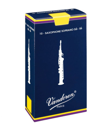 Трости для Сопрано-саксофона Vandoren Traditional № 2 (1 шт.)