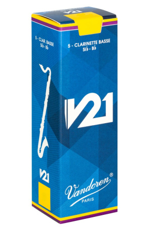 Трости для Бас-кларнета Bb Vandoren V21 № 4,5 (1 шт.)