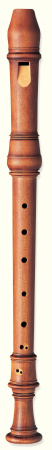 Блок-флейта альтовая Yamaha YRA-901, барочная система, самшит Castello, модель Denner, A=415 Гц