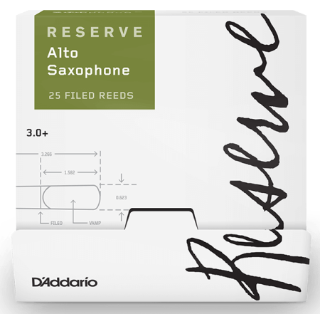 Трости для Альт-саксофона D'Addario Reserve № 3+ filed (25 шт.)