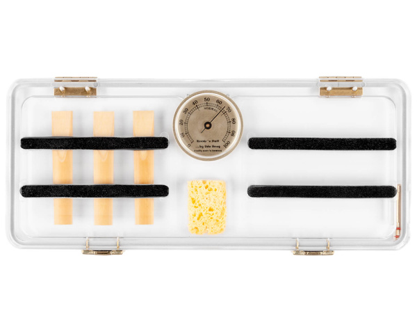 Футляр c гигрометром для тростей Кларнета и Саксофона Reeds 'n Stuff, на 12 тростей