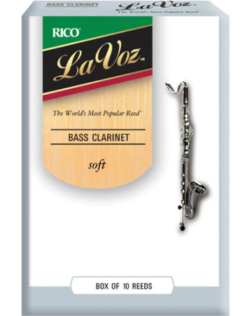 Трости для Бас-кларнета Bb D'Addario La Voz Soft (10 шт.)
