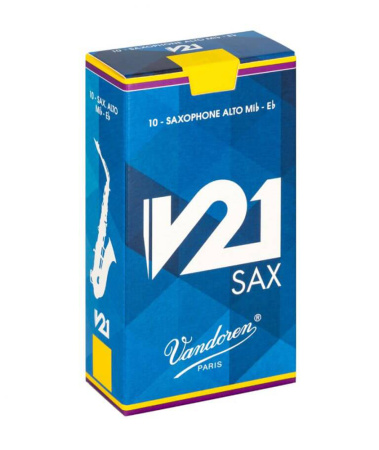 Трости для Альт-саксофона Vandoren V21 № 2,5 (50 шт.)