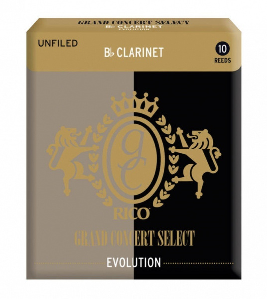 Трости для Кларнета Bb D'Addario Grand Concert Select Evolution № 4,5 unfiled (10 шт.)