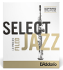 Трости для Сопрано-саксофона D'Addario Select Jazz № 3 Medium, filed (10 шт.)